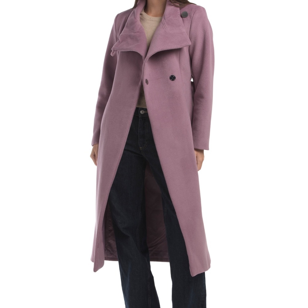 Kenneth Cole wool wrap coat